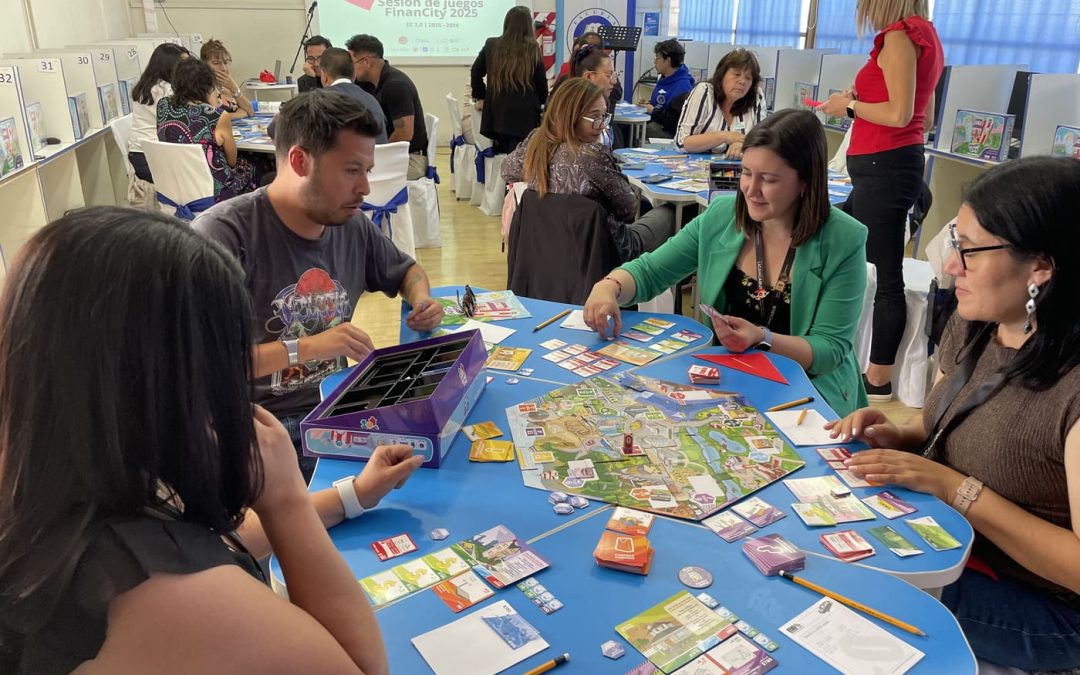 Capacitación presencial a docentes en Innovación Educativa Sello AE 25-26 Aprendizaje Basado en Juegos (ABJ) FinanCity